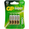 AAA Батарейка GP Super Alkaline 24A LR03, 4 шт.