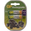AA Аккумуляторная батарейка GP 250AAHC, 2 шт. 2500мAч