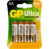 AA Батарейка GP Ultra Alkaline 15AU LR6, 4 шт.