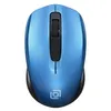 Мышь Oklick 475MW, оптическая, беспроводная, USB, черный и синий [945833]