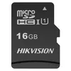 Карта памяти microSDHC UHS-I U1 Hikvision 16 ГБ, 92 МБ/с, Class 10, HS-TF-C1(STD)/16G/Adapter, 1 шт., переходник SD
