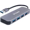 Хаб (разветвитель) D-Link DUB-1340/D1A, серый