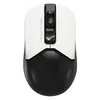Мышь A4TECH Fstyler FG12S Panda, оптическая, беспроводная, USB, белый и черный