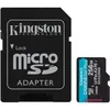 Карта памяти microSDXC UHS-I U3 Kingston Canvas Go! Plus 256 ГБ, 170 МБ/с, Class 10, SDCG3/256GB, 1 шт., переходник SD