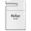 Флешка USB NETAC U116 64ГБ, USB2.0, белый [nt03u116n-064g-20wh]