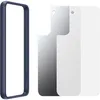 Чехол (клип-кейс) Samsung Frame Cover, для Samsung Galaxy S22+, темно-синий/прозрачный [ef-ms906cnegru]