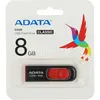Флешка USB A-Data Classic C008 8ГБ, USB2.0, красный и черный [ac008-8g-rkd]