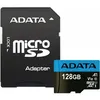 Карта памяти microSDXC UHS-I U1 A-Data Premier Pro 128 ГБ, 100 МБ/с, Class 10, AUSDX128GUICL10A1-RA1, 1 шт., переходник SD