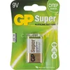 9V Батарейка GP Super Alkaline 1604A 6LR61, 1 шт.