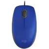 Мышь Logitech M110, оптическая, проводная, USB, синий и черный [910-005500]