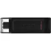 Флешка USB (Type-C) Kingston DataTraveler 70 DT70/256GB 256ГБ, USB3.2, черный