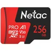 Карта памяти microSDXC UHS-I U3 NETAC P500 Extreme Pro 256 ГБ, 100 МБ/с, Class 10, NT02P500PRO-256G-R, 1 шт., переходник SD