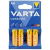 AA Батарейка VARTA Longlife LR6 Alkaline, 4 шт.