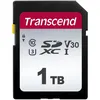 Карта памяти SDXC UHS-I U3 Transcend 300S 1024 ГБ, 100 МБ/с, Class 10, TS1TSDC300S, 1 шт., без адаптера