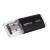 Флешка USB Silicon Power Ultima II-I Series 64ГБ, USB2.0, черный [sp064gbuf2m01v1k]