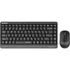 Комплект (клавиатура+мышь) A4TECH Fstyler FGS1110Q, USB, беспроводной, черный