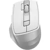 Мышь A4TECH Fstyler FB45CS Air, оптическая, беспроводная, USB, белый и серебристый [fb45cs air usb (silver white)]
