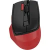 Мышь A4TECH Fstyler FG45CS Air, оптическая, беспроводная, USB, красный и черный [fg45cs air usb (sports red)]