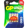 AAA Батарейка GP Ultra Plus Alkaline 24AUPNEW-2CR4, 4 шт.