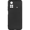 Чехол (клип-кейс) DF poCase-03, для Xiaomi Poco M4 Pro, противоударный, черный
