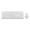 Комплект (клавиатура+мышь) A4TECH Fstyler FG1010S, USB, беспроводной, белый [fg1010s white]