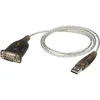 Кабель ATEN UC232A1, USB (m) - DB9/COM , 1м, прозрачный