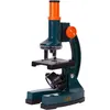 Микроскоп LEVENHUK LabZZ M2, световой/оптический/биологический, 100-900x, на 3 объектива, зеленый/оранжевый [69740]
