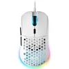 Мышь SHARKOON Light2 180, игровая, оптическая, проводная, USB, белый [light2-180-white]