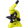 Микроскоп LEVENHUK Rainbow 50L, световой/оптический/биологический, 40-800x, на 3 объектива, желтый [69049]