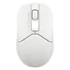 Мышь A4TECH Fstyler FG12, оптическая, беспроводная, USB, белый [fg12 white]