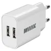 Сетевое зарядное устройство Wiiix UNN-1-2-01, 2xUSB, 2.4A, белый