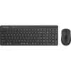 Комплект (клавиатура+мышь) A4TECH Fstyler FG2300 Air, USB, беспроводной, черный [fg2300 air black]