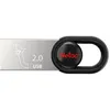 Флешка USB NETAC UM2 16ГБ, USB2.0, серебристый и черный [nt03um2n-016g-20bk]