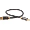 Кабель соединительный аудио-видео PREMIER Telecom, HDMI (m) - HDMI (m) , ver 2.1, 0.5м, GOLD, черный [tcg300-0.5m]