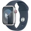 Смарт-часы Apple Watch SE 2023 A2723, 44мм, серебристый / синий [mrec3ll/a]