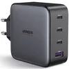 Сетевое зарядное устройство UGREEN 40747, USB A + 3 х USB type-C, 100Вт, 5A, черный