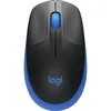 Мышь Logitech M190, оптическая, беспроводная, USB, черный и синий [910-005907]