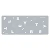 Коврик для мыши A4TECH FStyler FP75 (XL) серый/белый, ткань, 750х300х2мм [fp75 silver]
