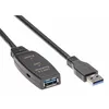 Кабель-удлинитель USB3.0 PREMIER 5-905A, USB 3.0 A(m) (прямой) - USB 3.0 A(f) (прямой), 10м, пакет, черный [5-905a(3.0)-10]