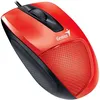 Мышь Genius DX-150X, оптическая, проводная, USB, красный и черный [31010004406]