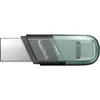 Флешка USB Sandisk iXpand Flip 64ГБ, USB3.1, зеленый и серебристый [sdix90n-064g-gn6nn]