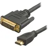 Кабель аудио-видео Lazco WH-141, HDMI (m) - DVI-D(m) , 20м, GOLD, черный [wh-141(20m)]