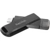 USB Type-C/Lightning Sandisk iXpand Luxe 64ГБ, USB3.0, черный [sdix70n-064g-gn6nn]
