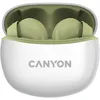 Наушники Canyon TWS-5, Bluetooth, вкладыши, зеленый [cns-tws5gr]