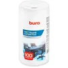 Влажные салфетки Buro BU-Tsurl, 100 шт (туба) для пластиковых поверхностей и офисной мебели