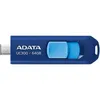 Флешка USB (Type-C) A-Data UC300 64ГБ, USB3.2, синий и голубой [acho-uc300-64g-rnb/bu]