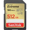 Карта памяти SDXC UHS-I U3 Sandisk Extreme 512 ГБ, 180 МБ/с, Class 10, SDSDXVV-512G-GNCIN, 1 шт.