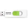 Флешка USB A-Data UV320 256ГБ, USB3.2, белый и зеленый [auv320-256g-rwhgn]