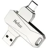Флешка USB NETAC U782C 256ГБ, USB3.0, серебристый [nt03u782c-256g-30pn]