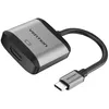 Адаптер аудио-видео VENTION TDAHB, USB Type-C (m) - HDMI (f) , ver 1.4, 0.15м, серый